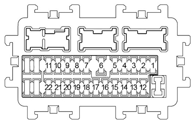 Nissan Altima Fuse Box Location and Diagrams User Guide (2007 - 2012) fig 2