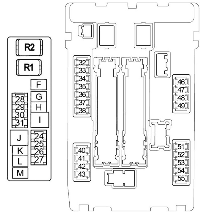 Nissan Altima Fuse Box Location and Diagrams User Guide (2007 - 2012) fig 4