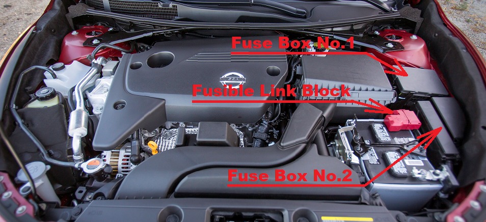 Nissan Altima Fuse Box Location and Diagrams User Guide (2013 - 2018) fig 3