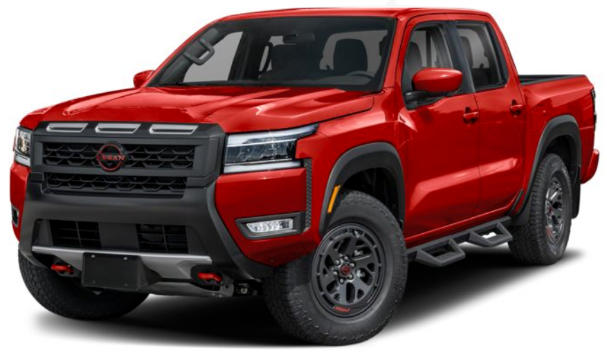 Nissan Frontier 2025 Boulder Red Alert