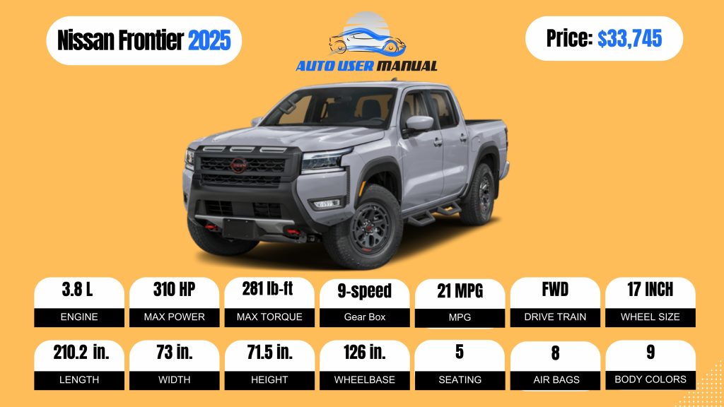 Nissan Frontier 2025 Brochure