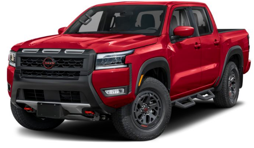 Nissan Frontier 2025 Cardinal Red Metallic Tricoat