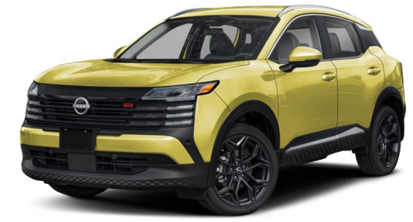 Nissan Kicks 2025 Yuzu Yellow Metallic-Super Black