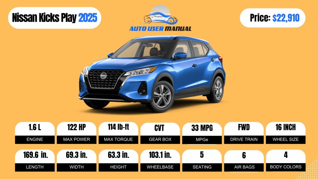 Nissan Kicks Play 2025 Brochure