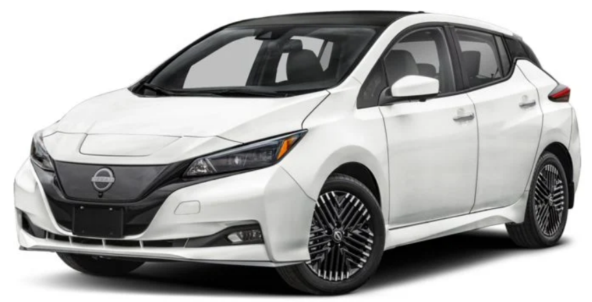 Nissan LEAF 2025 Super Black-Pearl White