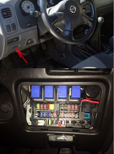 Nissan (Navara & Frontier) Fuse Box Location and Diagrams User Guide (1997 - 2004) fig 1