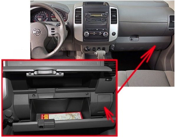 Nissan (Navara & Frontier) Fuse Box Location and Diagrams User Guide (2005 - 2014) fig 1