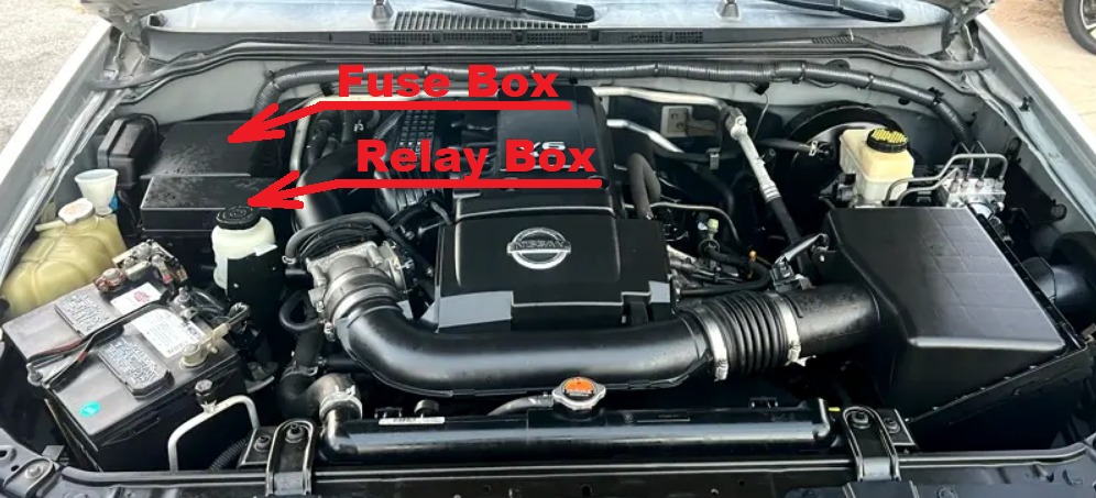 Nissan (Navara & Frontier) Fuse Box Location and Diagrams User Guide (2005 - 2014) fig 2