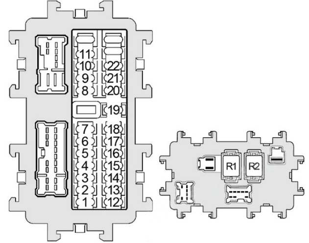 Nissan (Navara & Frontier) Fuse Box Location and Diagrams User Guide (2005 - 2014) fig 4