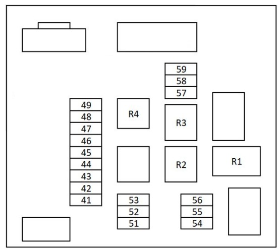Nissan (Qashqai & Rogue Sport) Fuse Box Location and Diagrams User Guide (2007 - 2013) fig 5