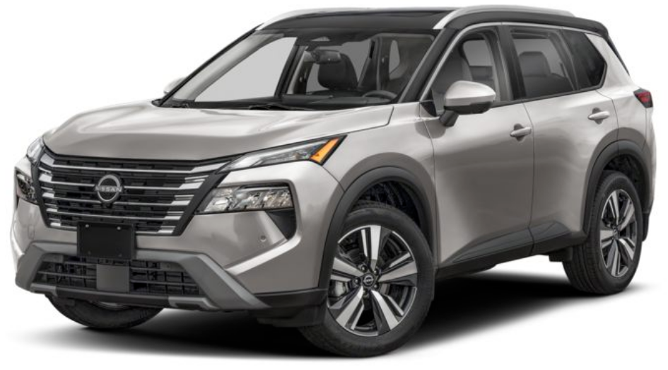 Nissan Rogue 2025 Champagne Silver Metallic-Super Black
