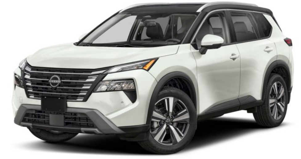 Nissan Rogue 2025 Everest White Pearl-Super Black