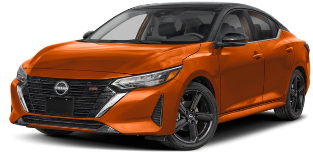 Nissan Sentra 2025 Monarch Orange Metallic-Super Black