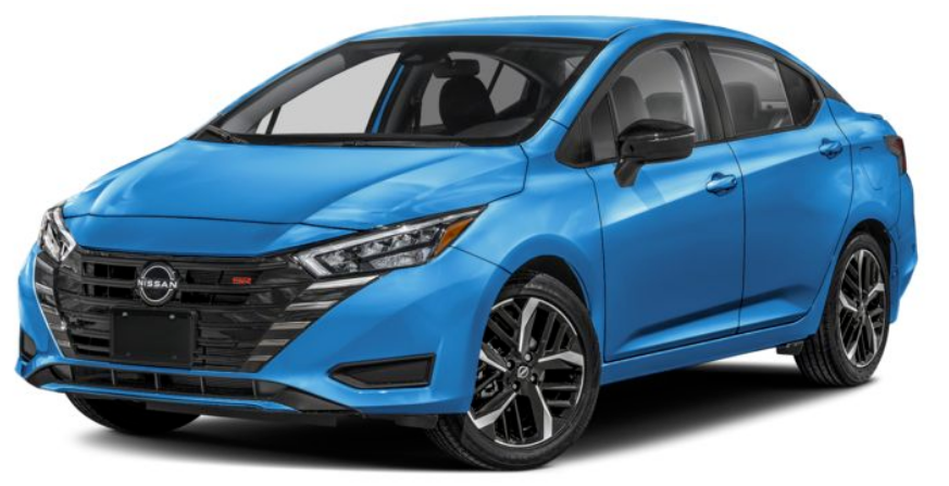 Nissan Versa 2025 Arctic Ice Blue Metallic
