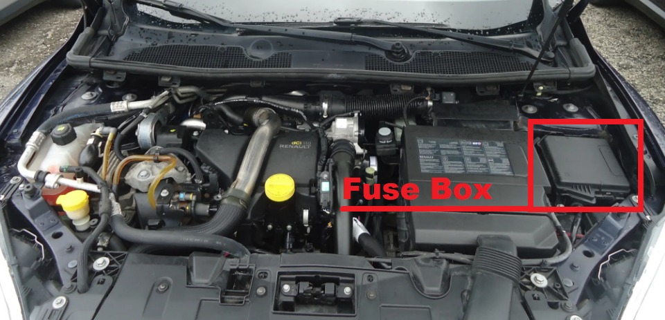 Renault Megane Fuse Box Location and Diagrams User Guide (2008 – 2015) fig 3