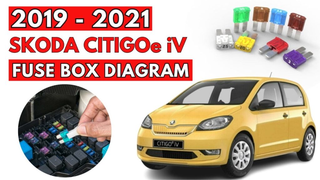 Skoda CITIGOe iV Fuse Box Location and Diagrams User Guide (2019 – 2021) featured