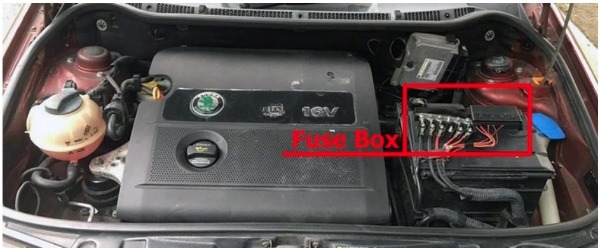 Skoda Fabia Fuse Box Location and Diagrams User Guide (1999 – 2006) fig 3