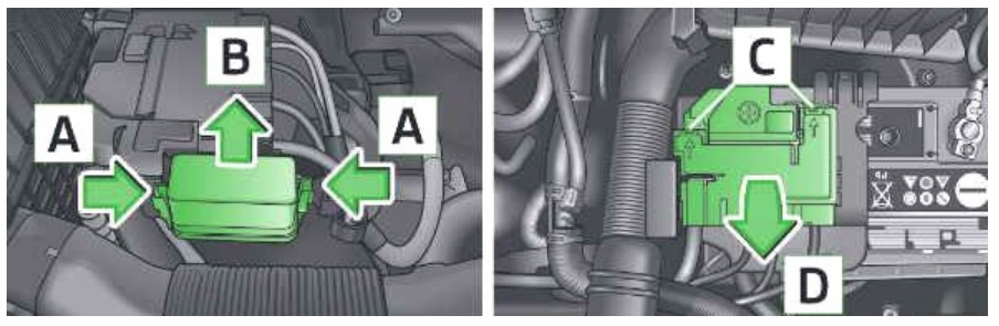Skoda Fabia Fuse Box Location and Diagrams User Guide (2007 – 2014) fig 6