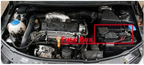 Skoda Fabia Fuse Box Location and Diagrams User Guide (2007 – 2014) fig 8