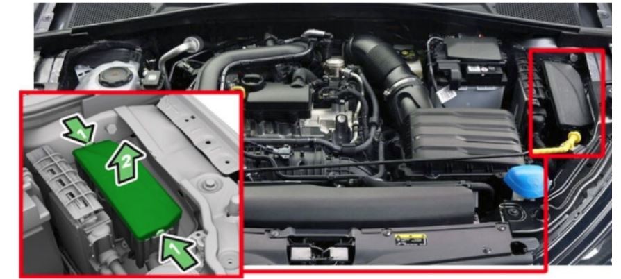 Skoda Fabia Fuse Box Location and Diagrams User Guide (2021 – 2023) fig 3