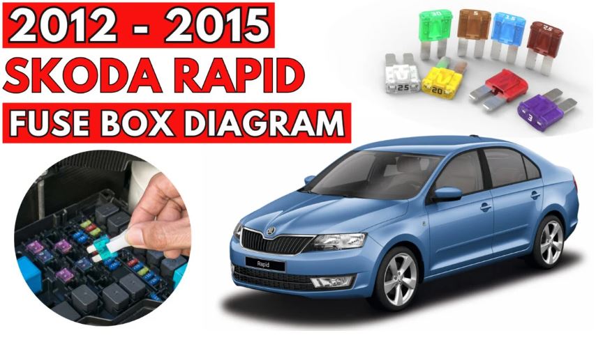 Skoda Rapid Fuse Box Location and Diagrams User Guide (2012 – 2015) Featured