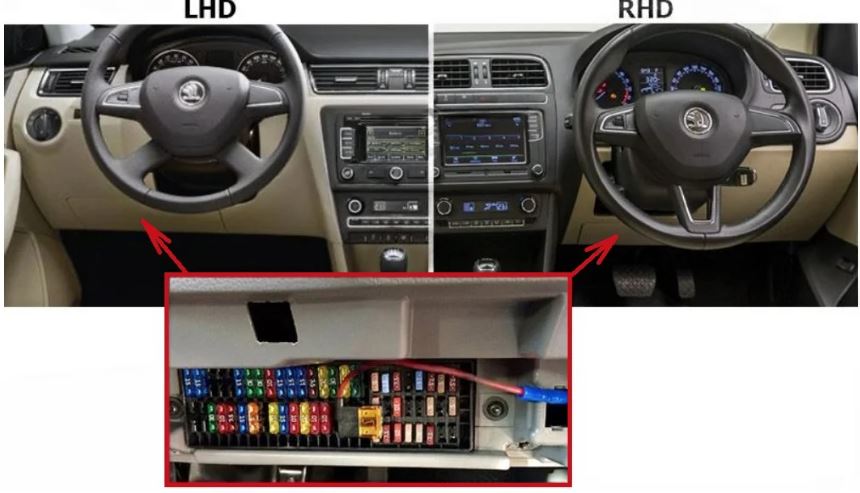 Skoda Rapid Fuse Box Location and Diagrams User Guide (2012 – 2015) fig 1
