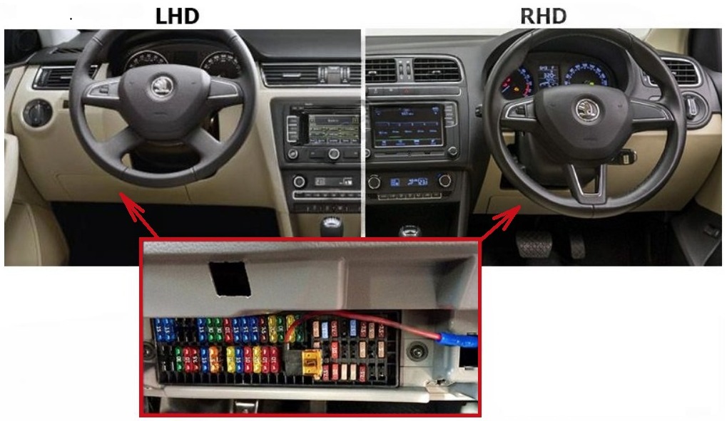 Skoda Rapid Fuse Box Location and Diagrams User Guide (2016 – 2019) fig 1