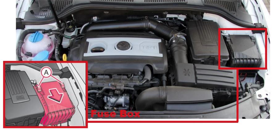 Skoda Superb Fuse Box Location and Diagrams User Guide (2008 – 2015) fig 2