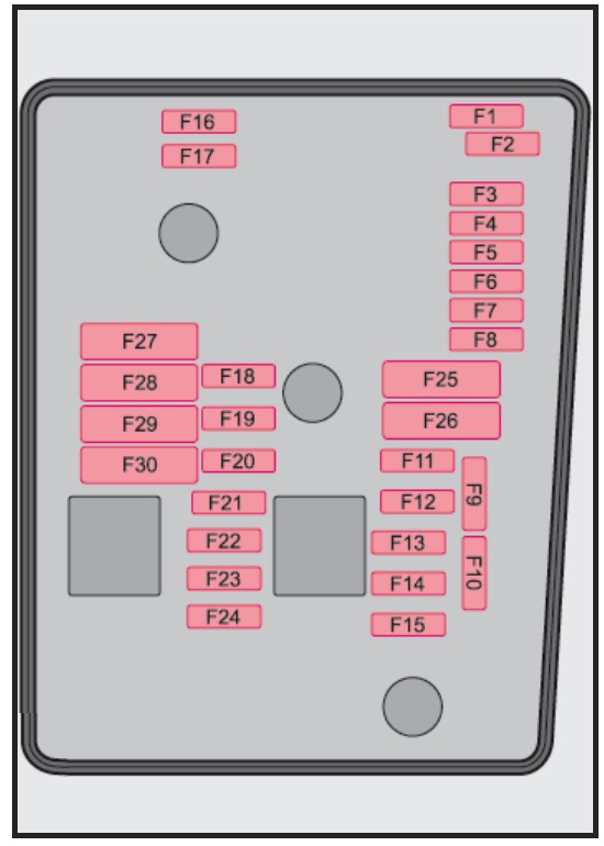 Skoda Superb Fuse Box Location and Diagrams User Guide (2008 – 2015) fig 7
