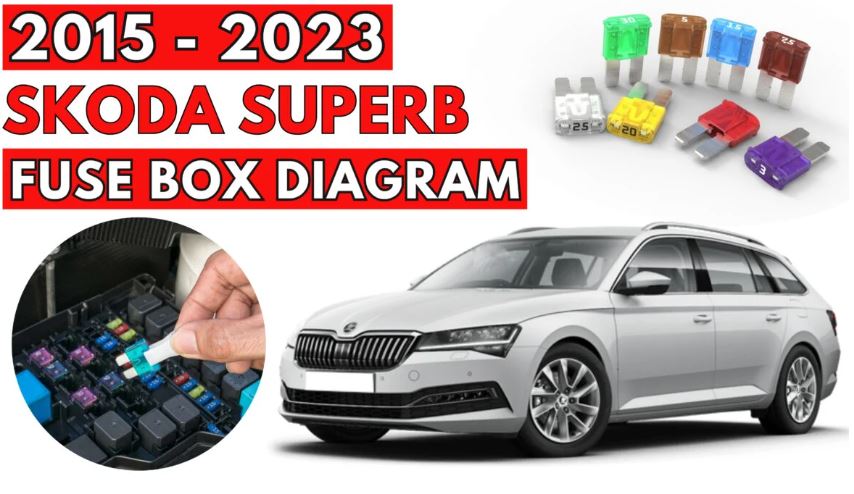 Skoda Superb Fuse Box Location and Diagrams User Guide (2015 – 2023) Featured