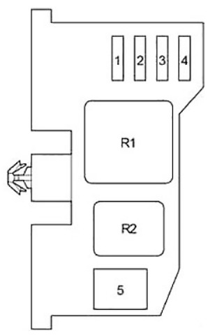 Toyota Hilux Fuse Box Location and Diagrams User Guide (2004 - 2015) fig 7