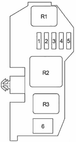 Toyota Hilux Fuse Box Location and Diagrams User Guide (2004 - 2015) fig 8