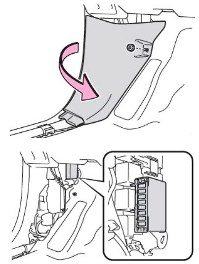 Toyota Hilux Fuse Box Location and Diagrams User Guide (2015 - 2019) fig 7