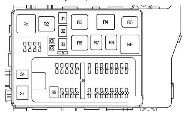 Toyota Land Cruiser Fuse Box FIG-14