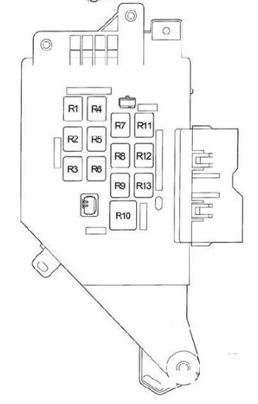 Toyota Land Cruiser Fuse Box FIG-7