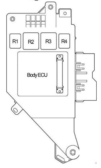 Toyota Land Cruiser Fuse Box FIG-9
