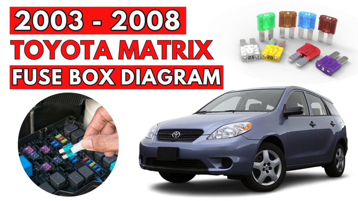 Toyota Matrix (2003 – 2008) Fuse Box Location & Diagrams - Auto User Manual