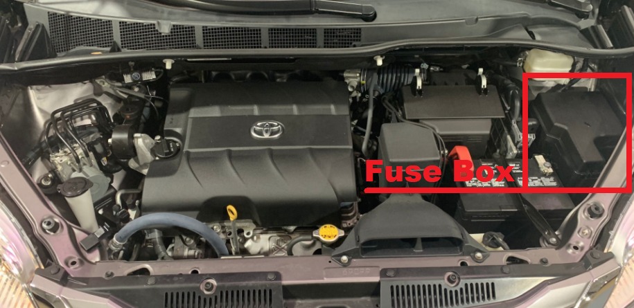 Toyota Sienna Fuse Box Location and Diagrams User Guide (2011 - 2018) fig 2