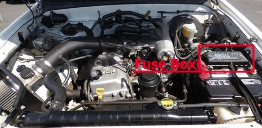 Toyota Tacoma Fuse Box Location and Diagrams User Guide (2001 - 2004) fig 4