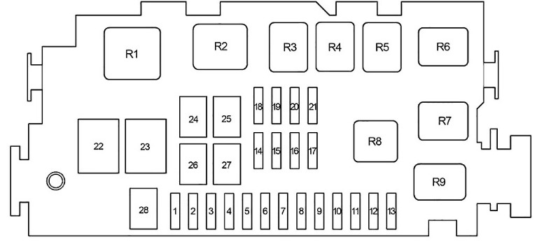 Toyota Tacoma Fuse Box Location and Diagrams User Guide (2001 - 2004) fig 5