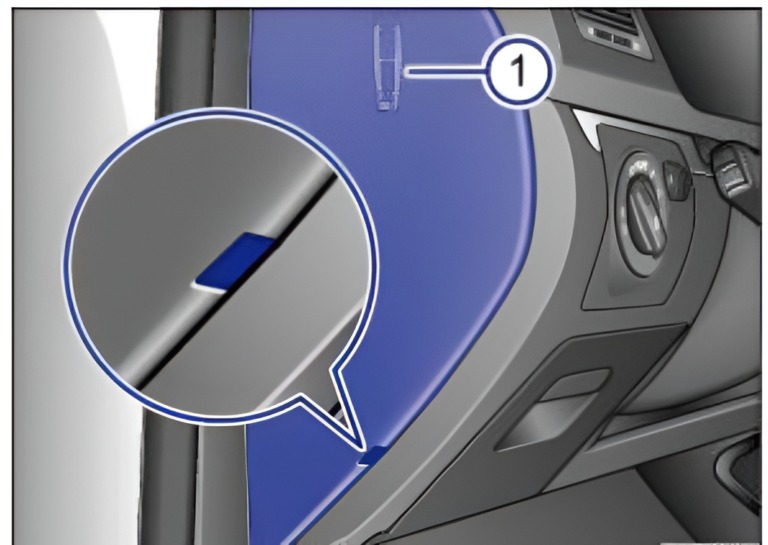 Volkswagen (Golf VI & GTI) Fuse Box Location and Diagrams Guide (2009 - 2013) Fig 2