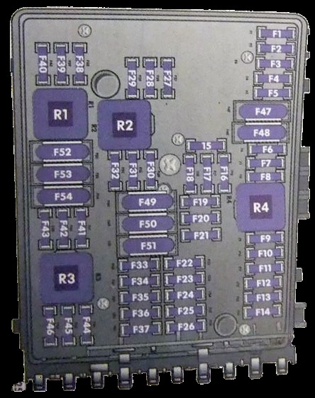 Volkswagen (Golf VI & GTI) Fuse Box Location and Diagrams Guide (2009 - 2013) Fig 6