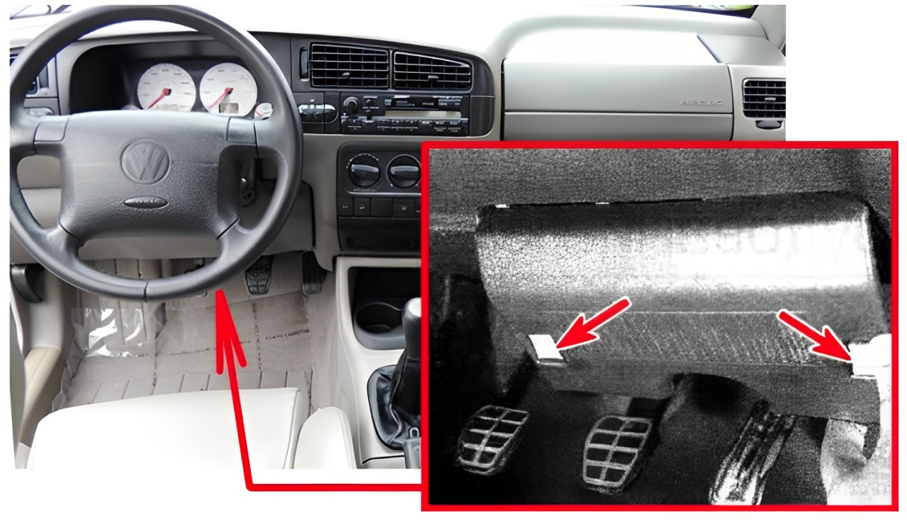 Volkswagen Jetta Fuse Box Location and Diagrams User Guide (1992 - 1999) Fig 1