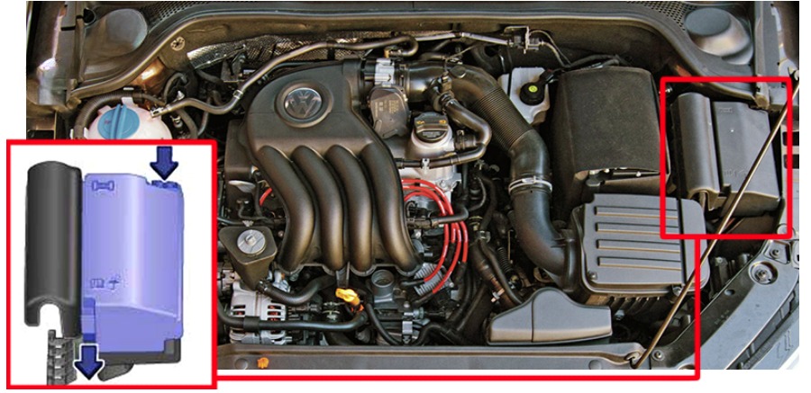 Volkswagen Jetta Fuse Box Location and Diagrams User Guide (2010 - 2017) Fig 8