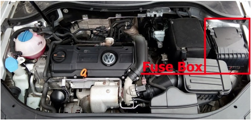 Volkswagen Passat Fuse Box Diagrams and Location User Guide (2011 - 2015) Fig 14