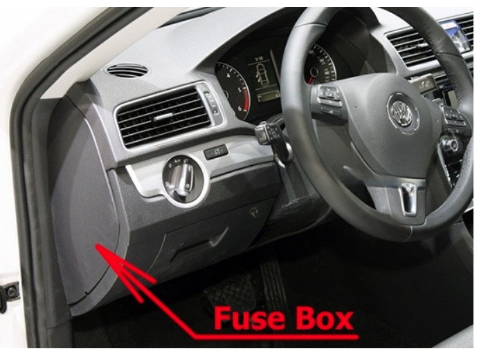 Volkswagen Passat Fuse Box Diagrams and Location User Guide (2011 - 2015) Fig 2