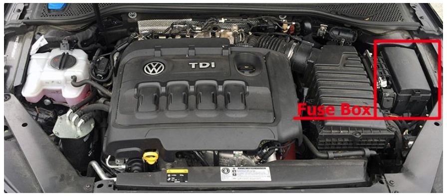 Volkswagen Passat Fuse Box Diagrams and Location User Guide (2015 - 2019) Fig 5