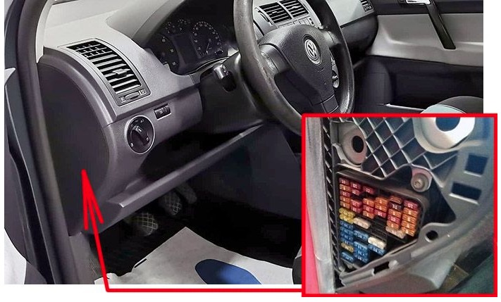 Volkswagen Polo Fuse Box Diagrams and Location User Guide (2002 - 2009) Fig 1