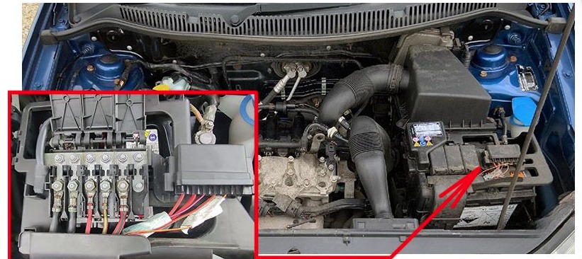 Volkswagen Polo Fuse Box Diagrams and Location User Guide (2002 - 2009) Fig 4