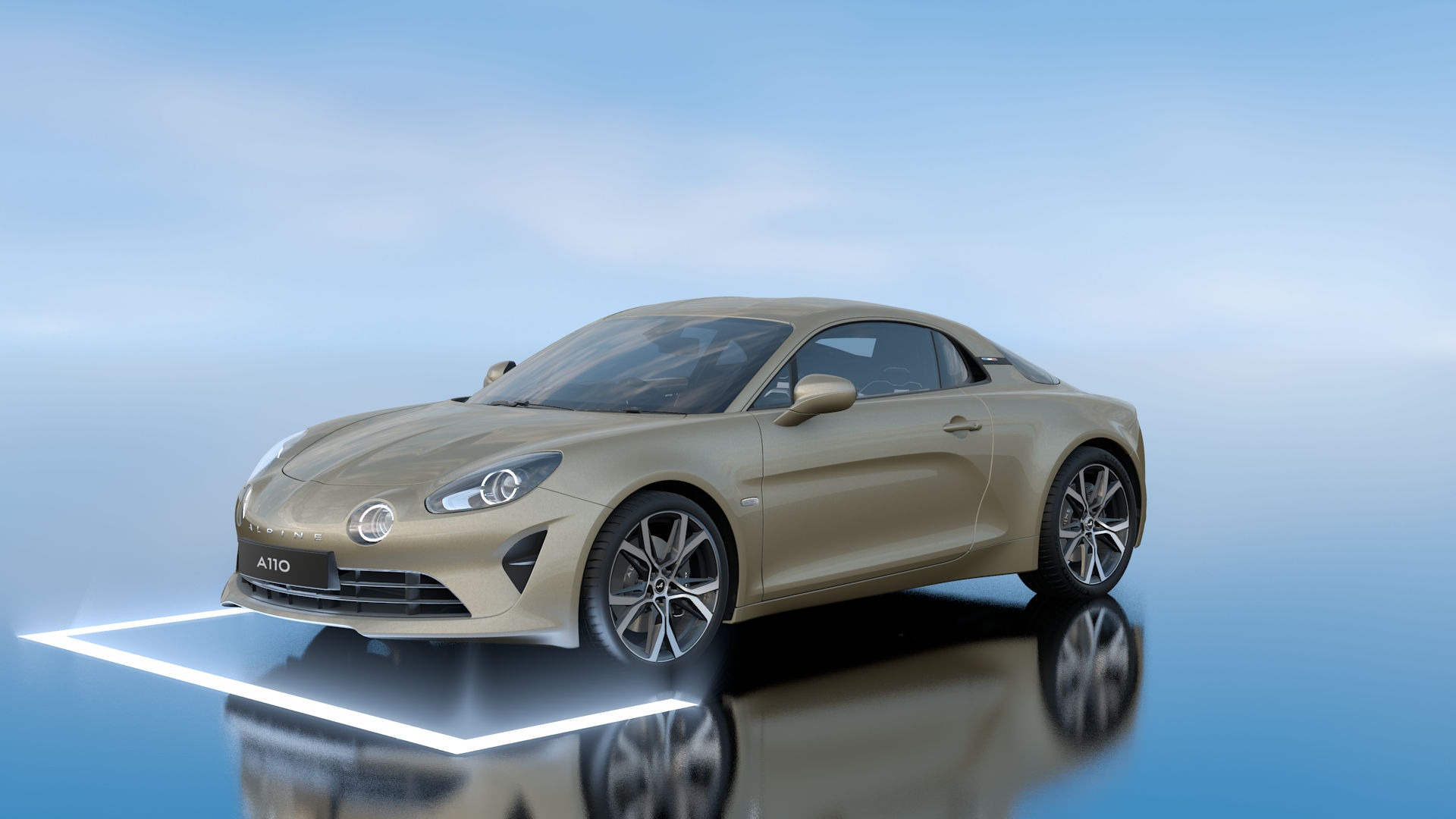 Alpine A110 2026 BEIGE SABLE